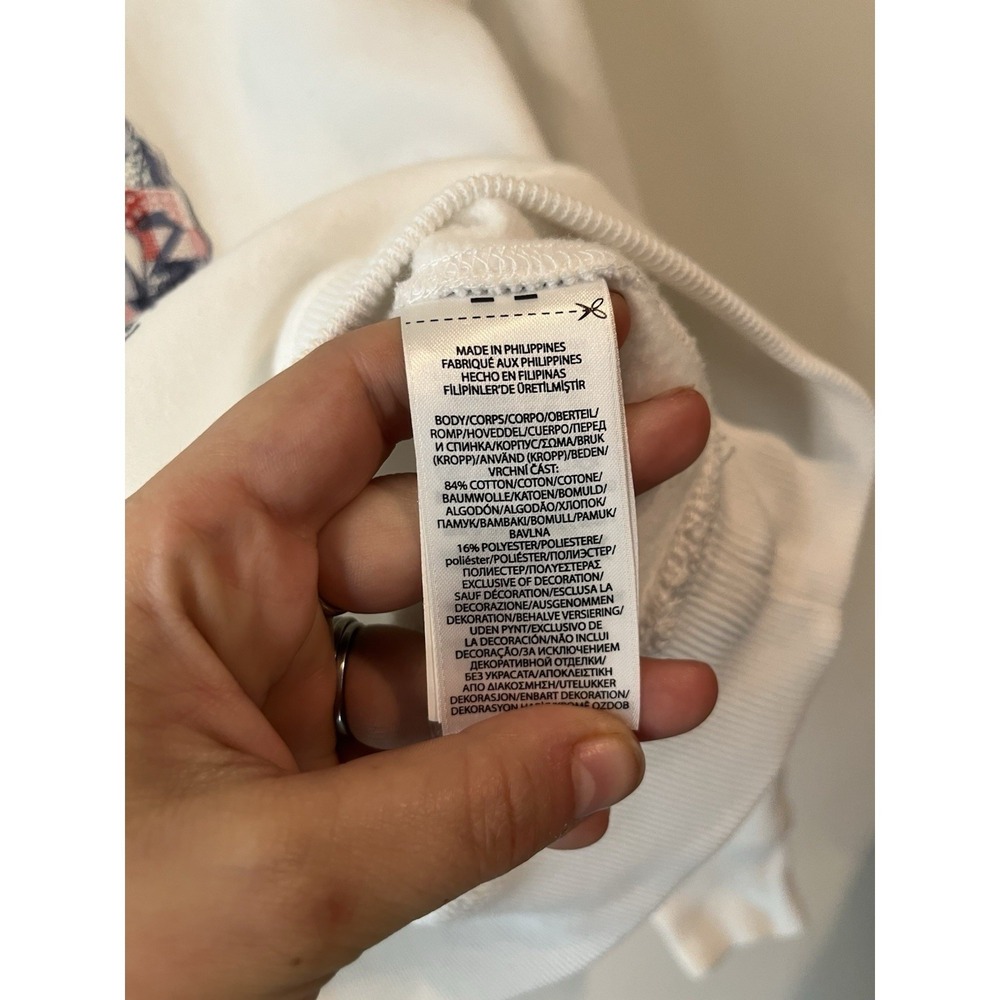 Ralph Lauren Polo Bear White Hoodie Womans‎ XS 160/84A Limited Edition VHTF Rare - Picture 4 of 6